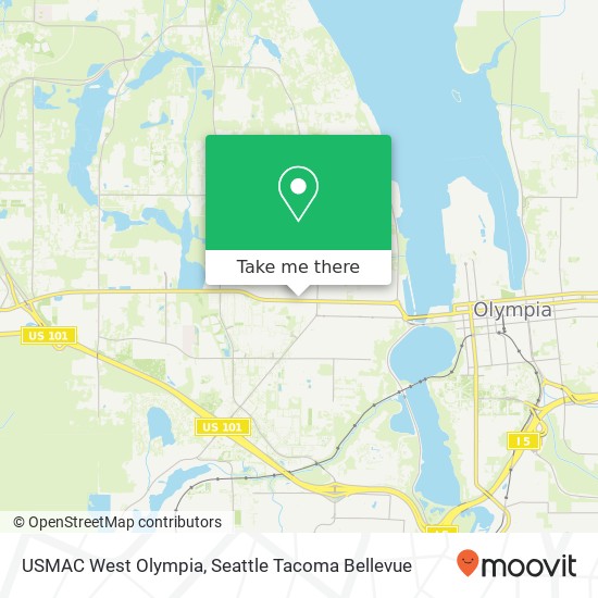 Mapa de USMAC West Olympia