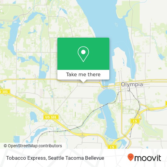 Tobacco Express map