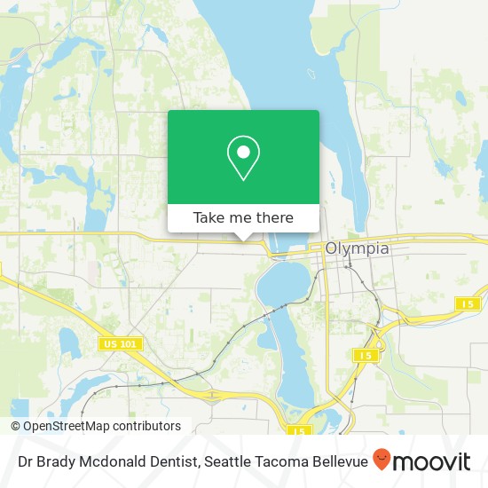 Dr Brady Mcdonald Dentist map