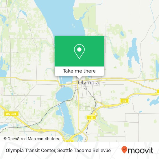 Olympia Transit Center map