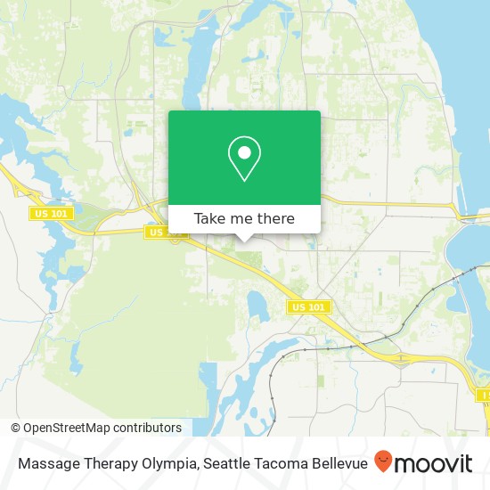 Massage Therapy Olympia map