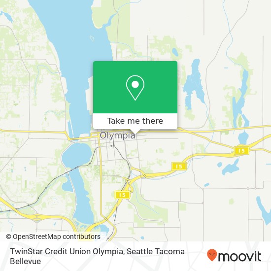 Mapa de TwinStar Credit Union Olympia