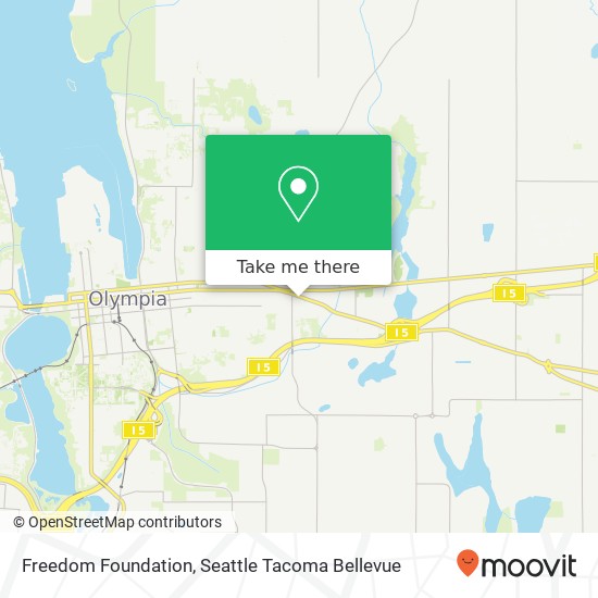 Mapa de Freedom Foundation