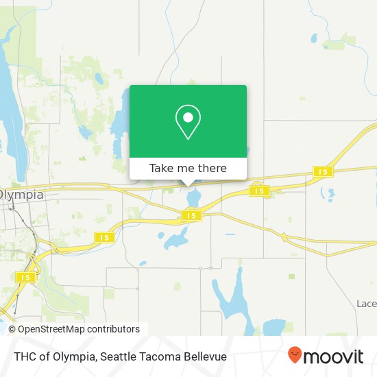 THC of Olympia map