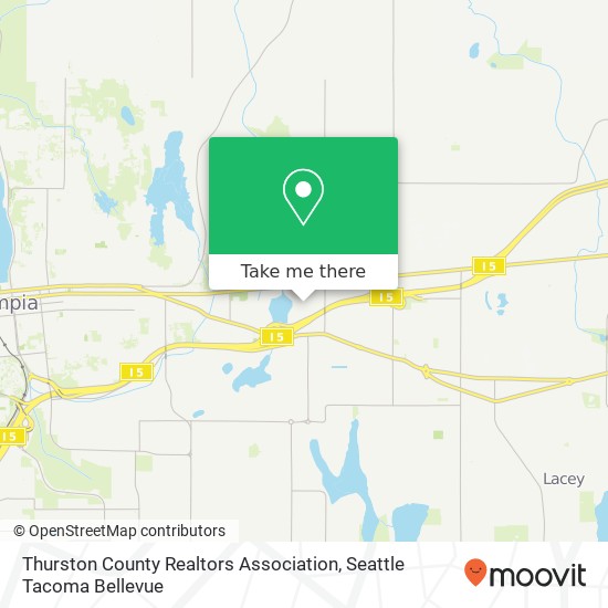 Thurston County Realtors Association map