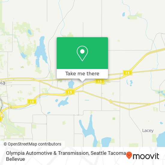 Olympia Automotive & Transmission map