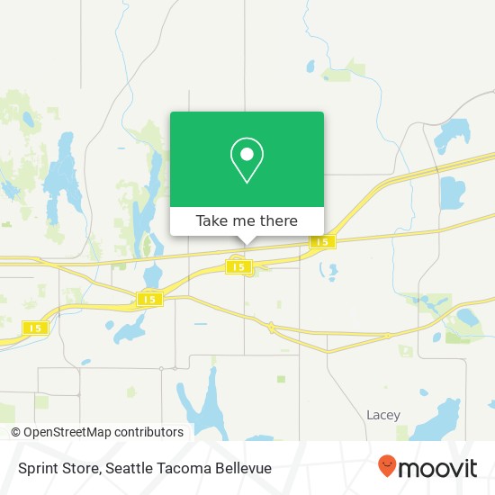 Sprint Store map