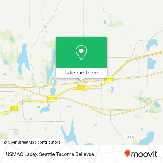 Mapa de USMAC Lacey