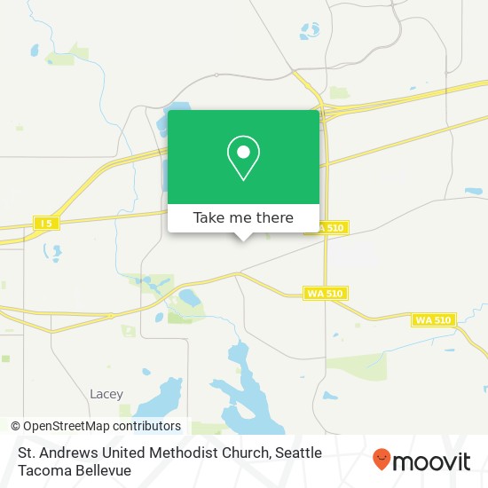 Mapa de St. Andrews United Methodist Church