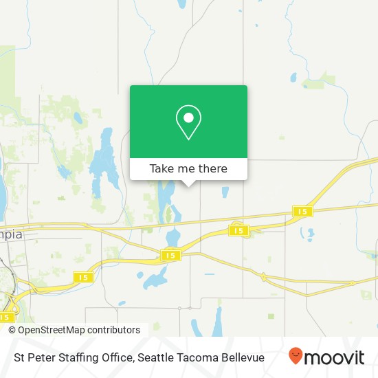 St Peter Staffing Office map