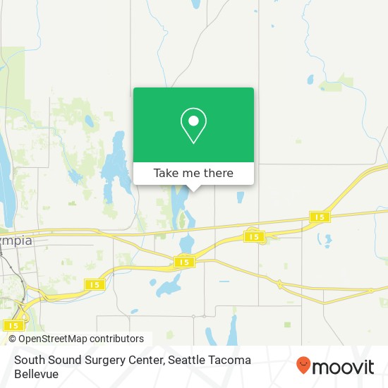 South Sound Surgery Center map