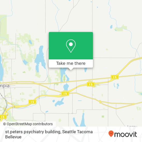 Mapa de st.peters psychiatry building