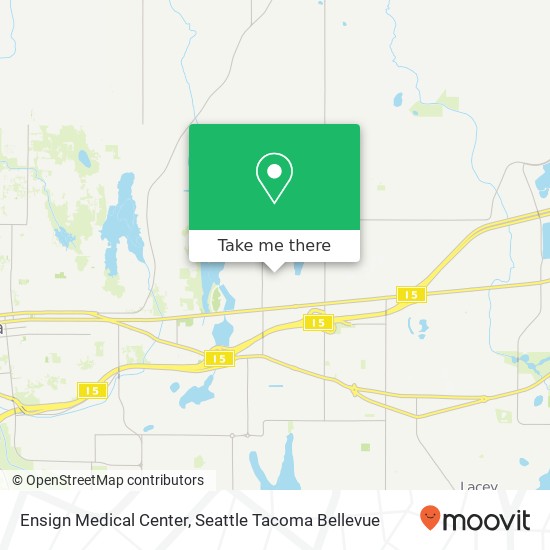 Ensign Medical Center map