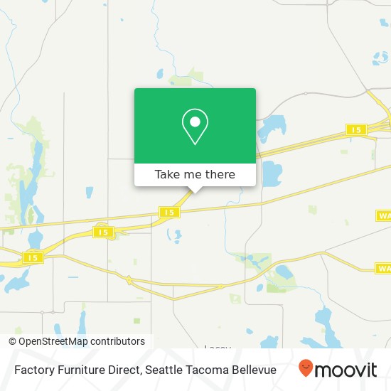 Factory Furniture Direct map