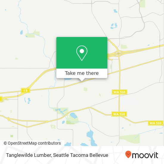 Tanglewilde Lumber map