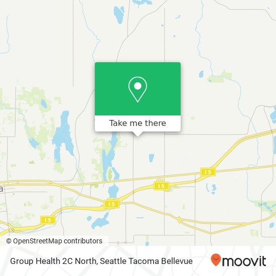 Mapa de Group Health 2C North