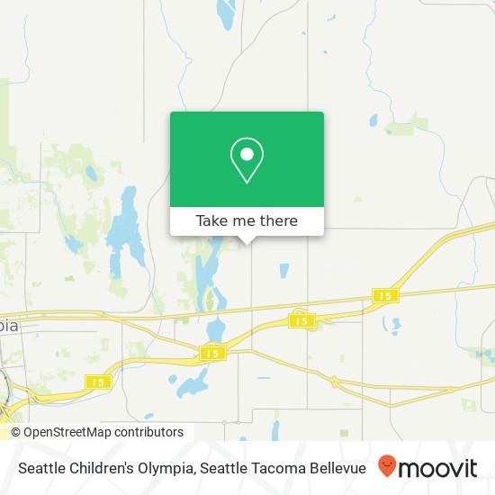 Mapa de Seattle Children's Olympia