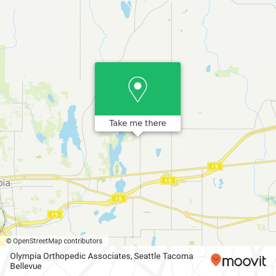 Olympia Orthopedic Associates map