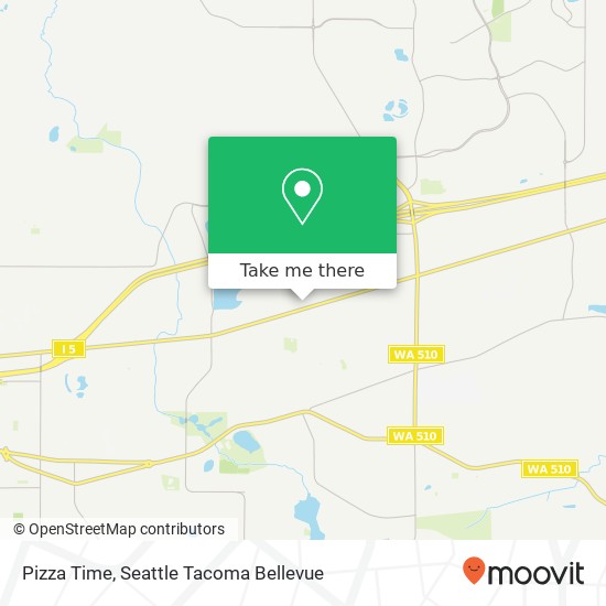 Mapa de Pizza Time
