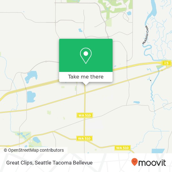 Great Clips map