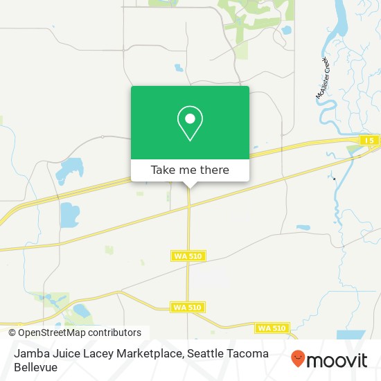 Jamba Juice Lacey Marketplace map