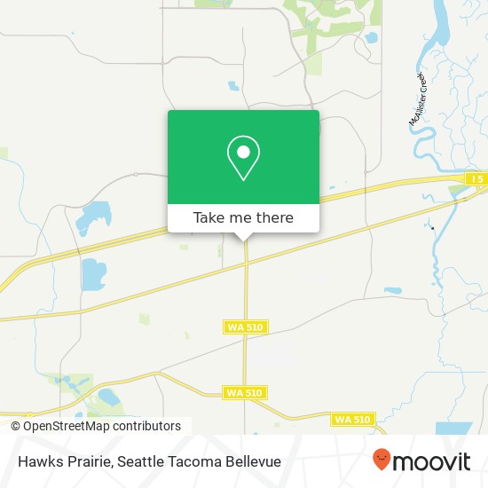 Hawks Prairie map