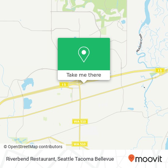 Riverbend Restaurant map