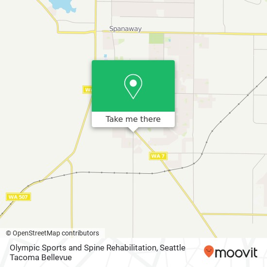 Olympic Sports and Spine Rehabilitation map