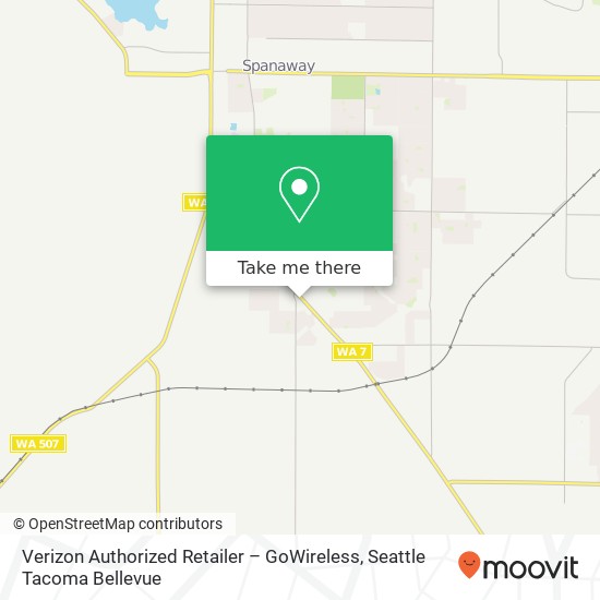 Mapa de Verizon Authorized Retailer – GoWireless