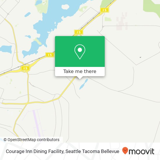 Mapa de Courage Inn Dining Facility