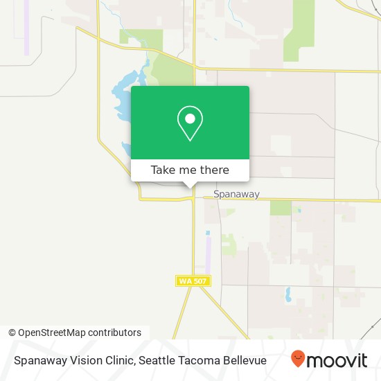 Spanaway Vision Clinic map