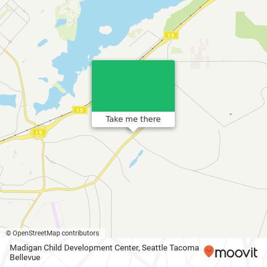 Mapa de Madigan Child Development Center