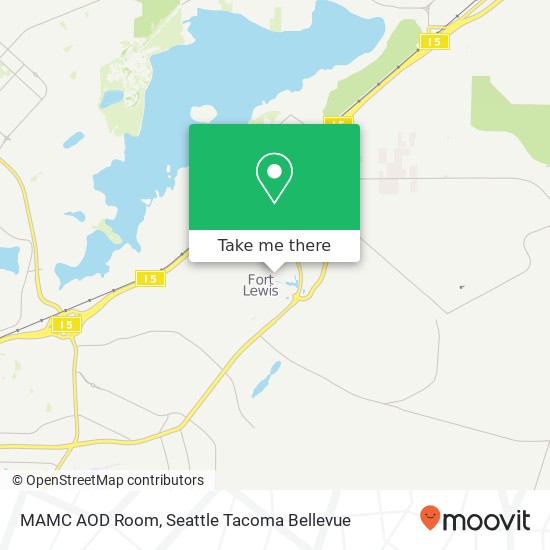 Mapa de MAMC AOD Room