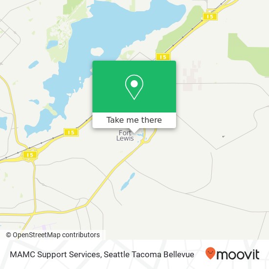 Mapa de MAMC Support Services