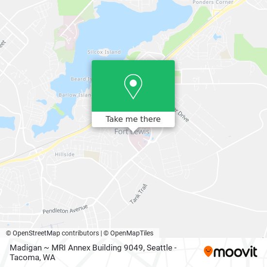 Madigan ~ MRI Annex Building 9049 map