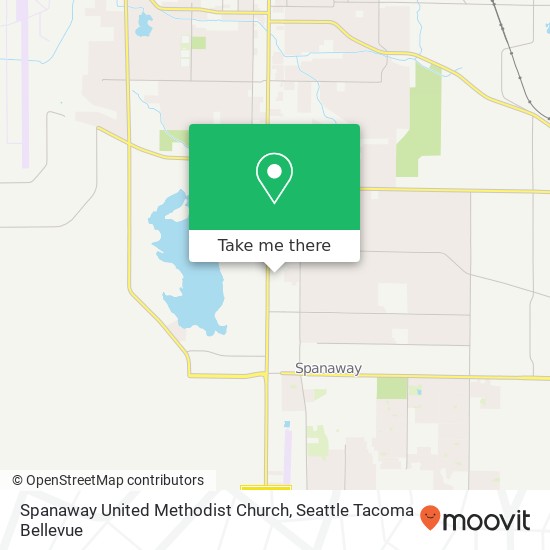 Spanaway United Methodist Church map