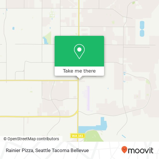 Rainier Pizza map