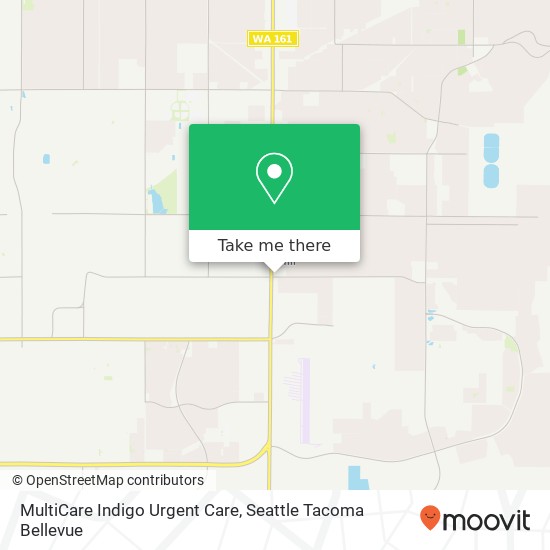 Mapa de MultiCare Indigo Urgent Care