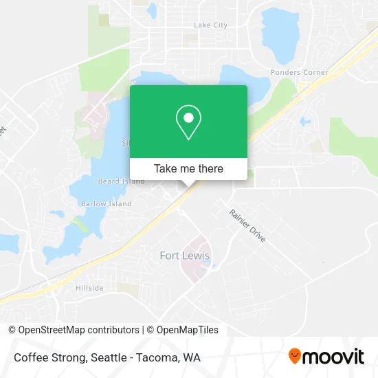 Coffee Strong map
