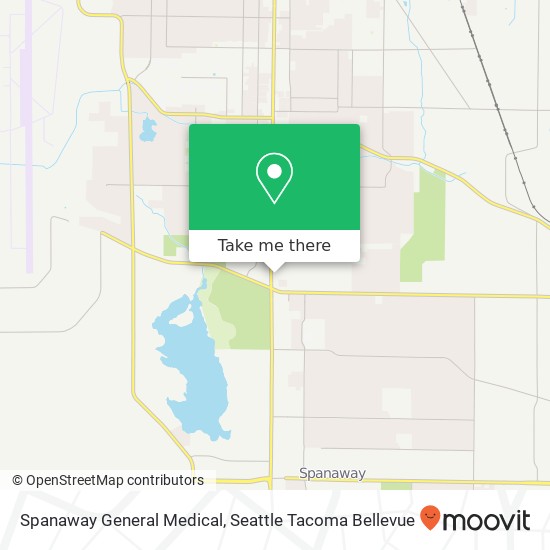 Spanaway General Medical map