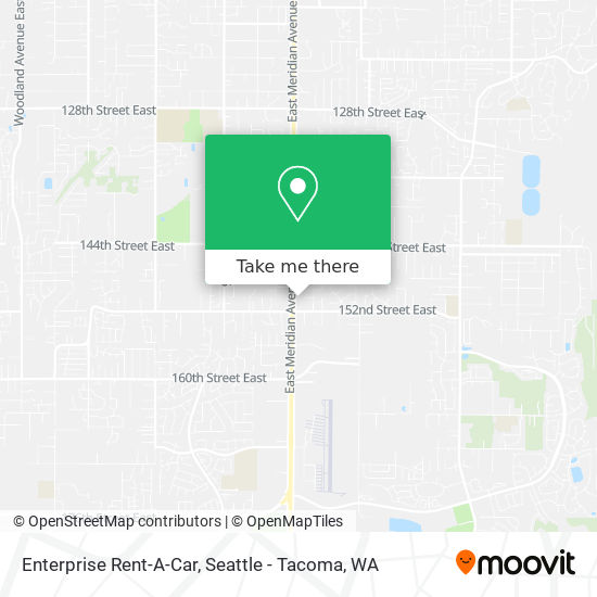 Enterprise Rent-A-Car map