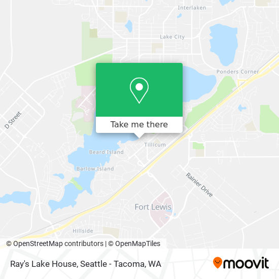 Mapa de Ray's Lake House