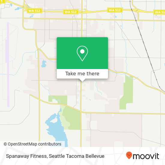 Mapa de Spanaway Fitness