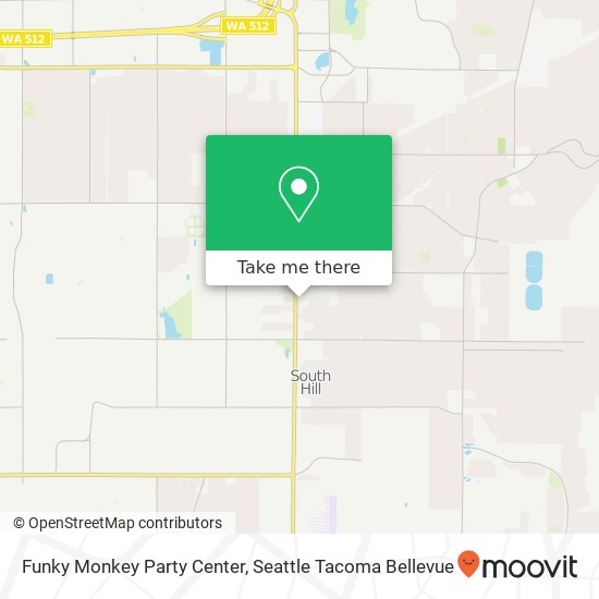 Funky Monkey Party Center map
