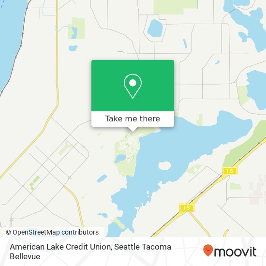 American Lake Credit Union map