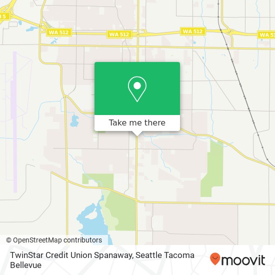 Mapa de TwinStar Credit Union Spanaway