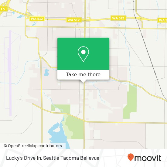 Lucky's Drive In map