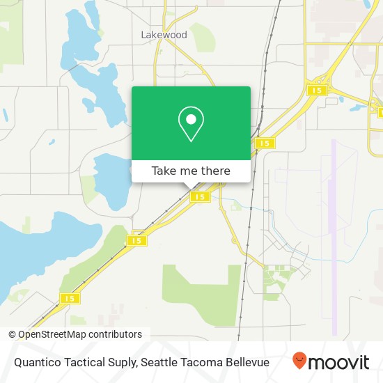 Quantico Tactical Suply map