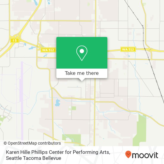 Karen Hille Phillips Center for Performing Arts map