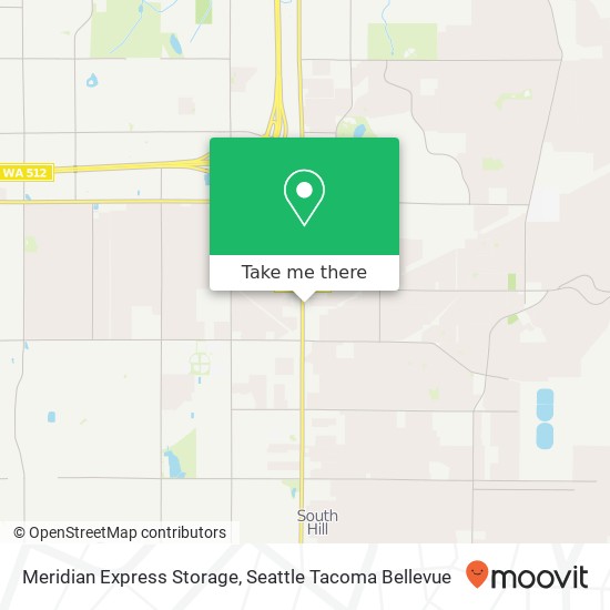 Meridian Express Storage map